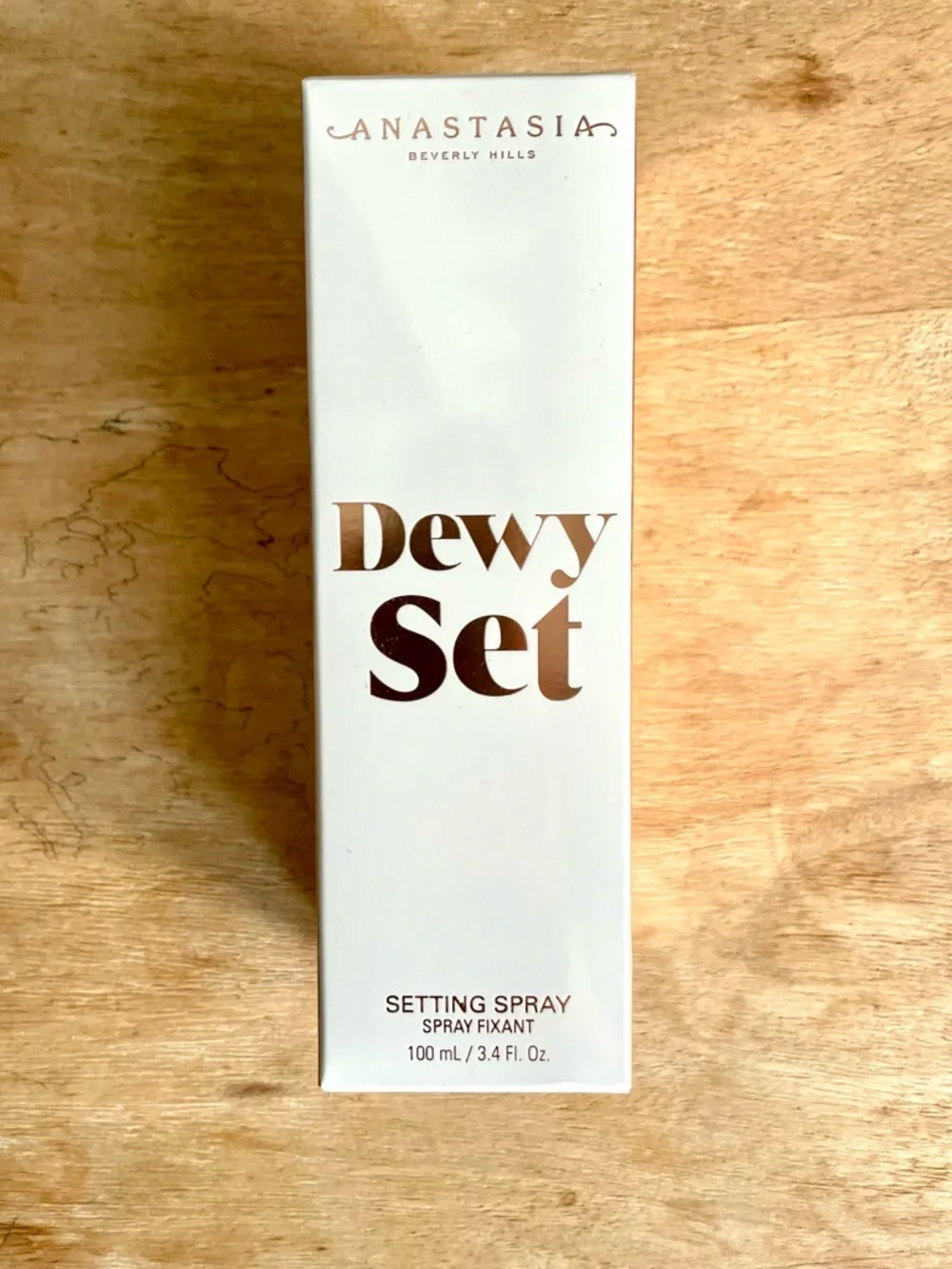 Anastasia Beverly Hills Dewy Set Setting Spray - Rose Gold 3.4 Oz Shimmer